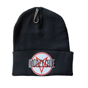 Motley Crue Beanie Hat Metal Rock N Roll Band Winter Skull Cap